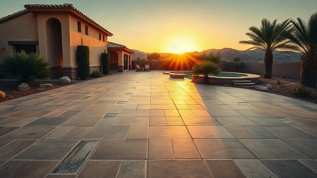 Finished decorative concrete in Las Vegas, NV