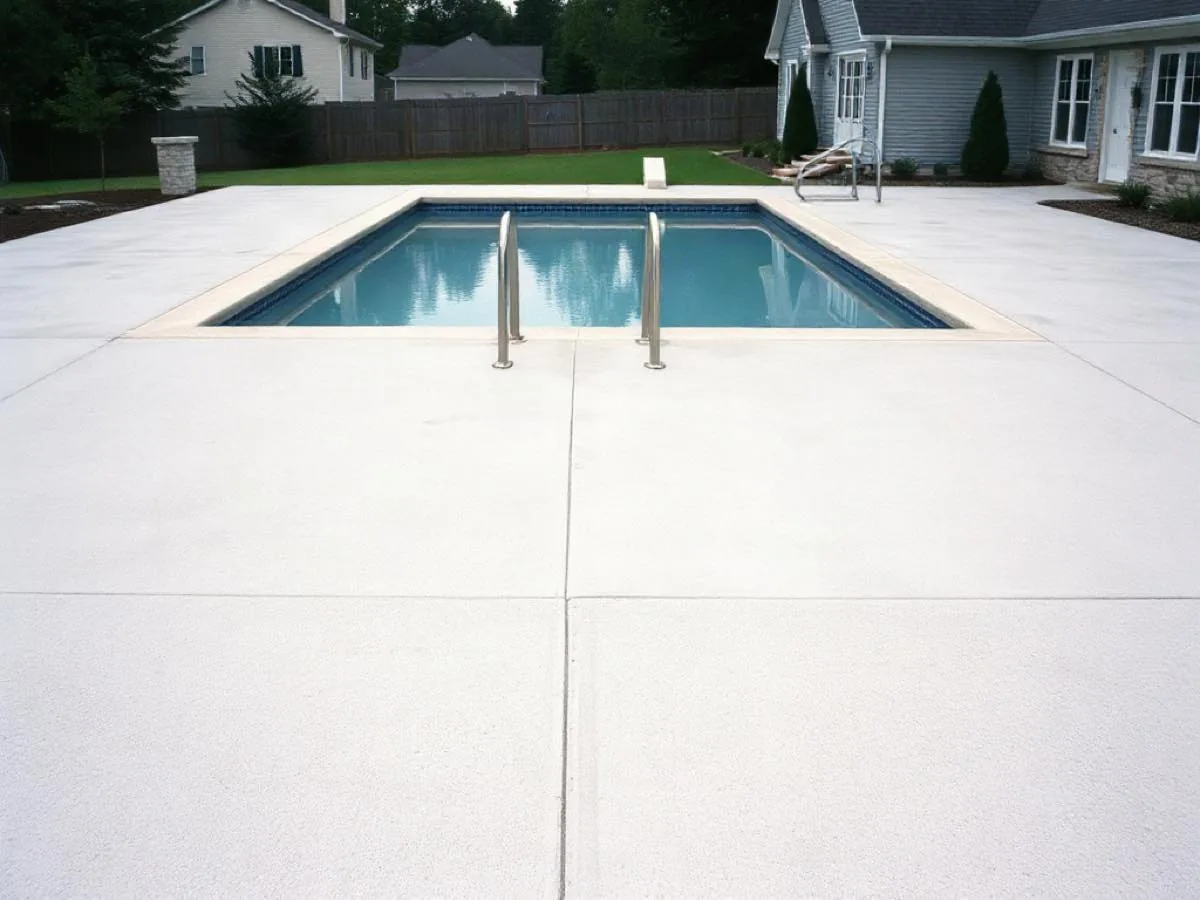 Concrete pool deck in The Lakes, Las Vegas NV— recent job