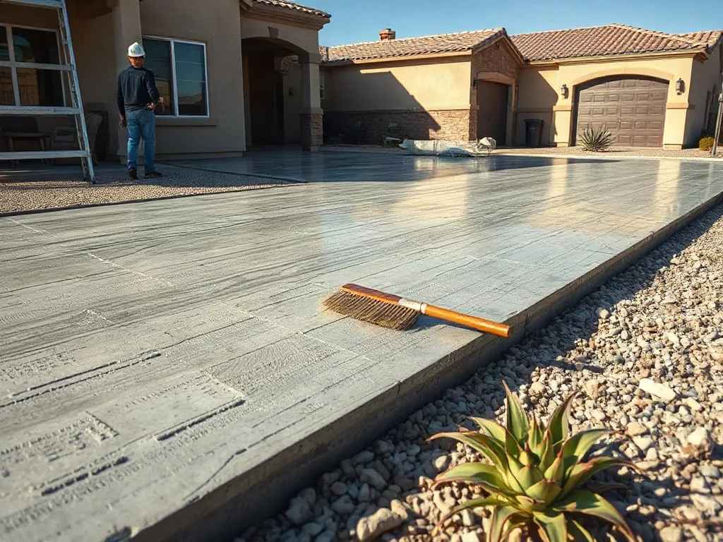 Broom Finish Concrete in Las Vegas, NV